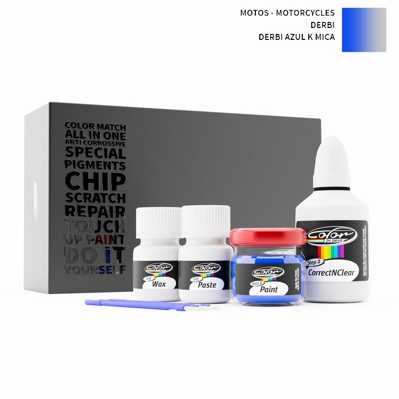Motos - Motorcycles Derbi Derbi Azul K Mica  Touch Up Paint