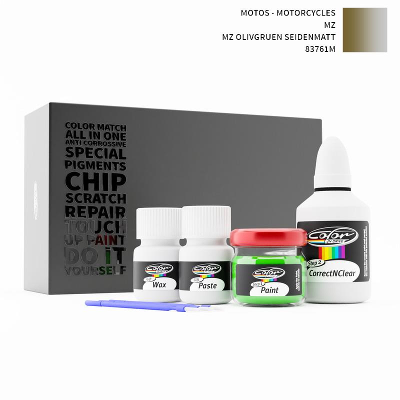 Motos - Motorcycles MZ Mz Olivgruen Seidenmatt 83761M Touch Up Paint