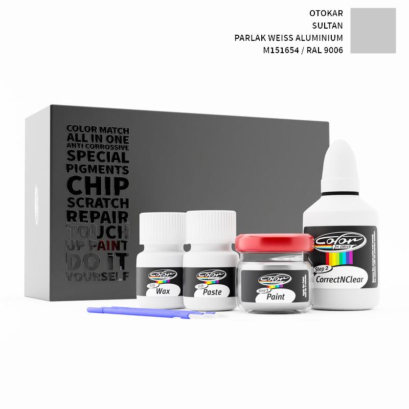 Otokar Sultan Parlak Weiss Aluminium M151654 / RAL 9006 Touch Up Paint