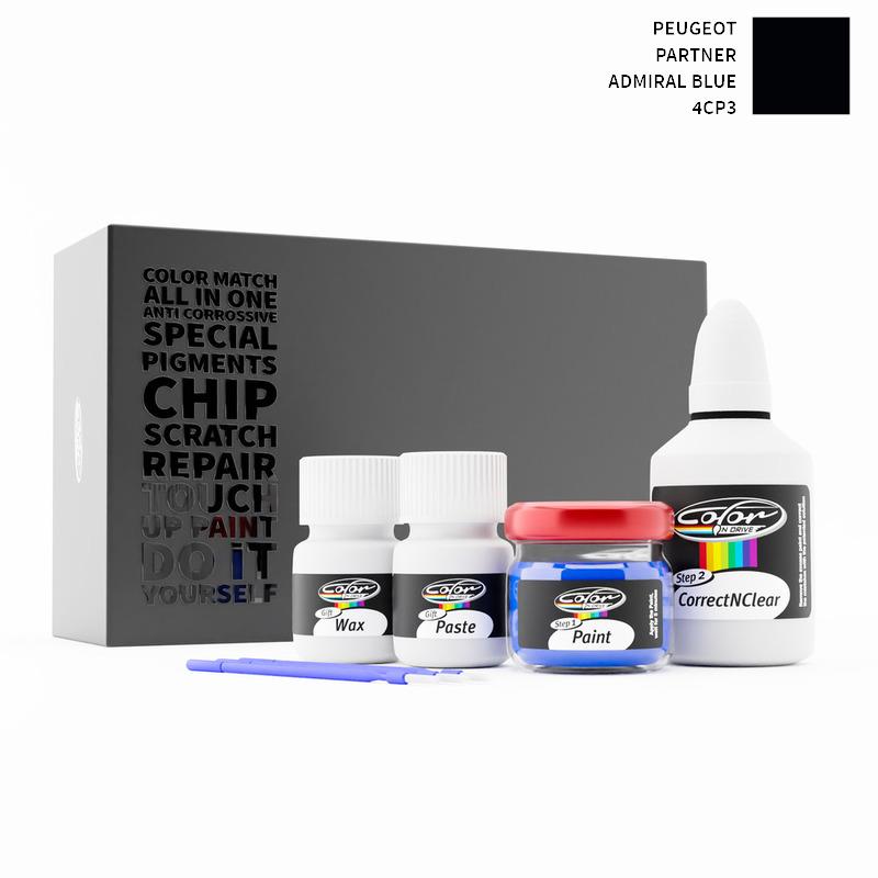 Peugeot Partner Admiral Blue 4CP3 Touch Up Paint