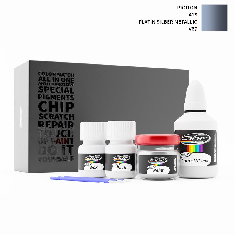 Proton 413 Platin Silber Metallic V67 Touch Up Paint