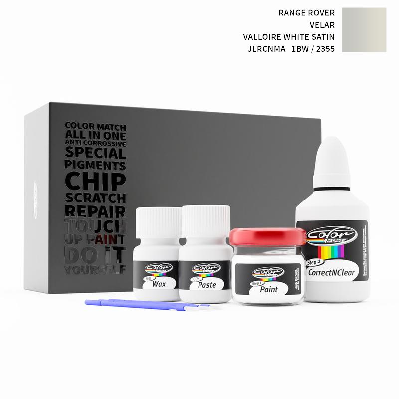 Range Rover Velar Valloire White Satin 2355 / JLRCNMA   1BW Touch Up Paint