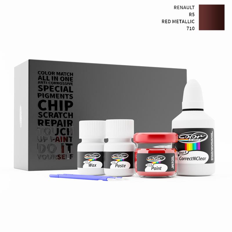 Renault R5 Red Metallic 710 Touch Up Paint