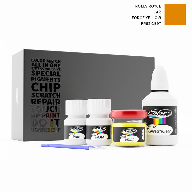 Rolls Royce CAR Forge Yellow FR62-1E97 Touch Up Paint