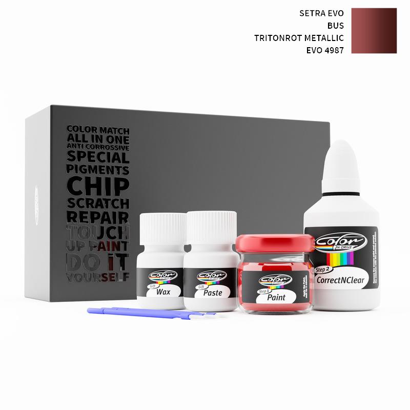 Setra Evo BUS Tritonrot Metallic EVO 4987 Touch Up Paint