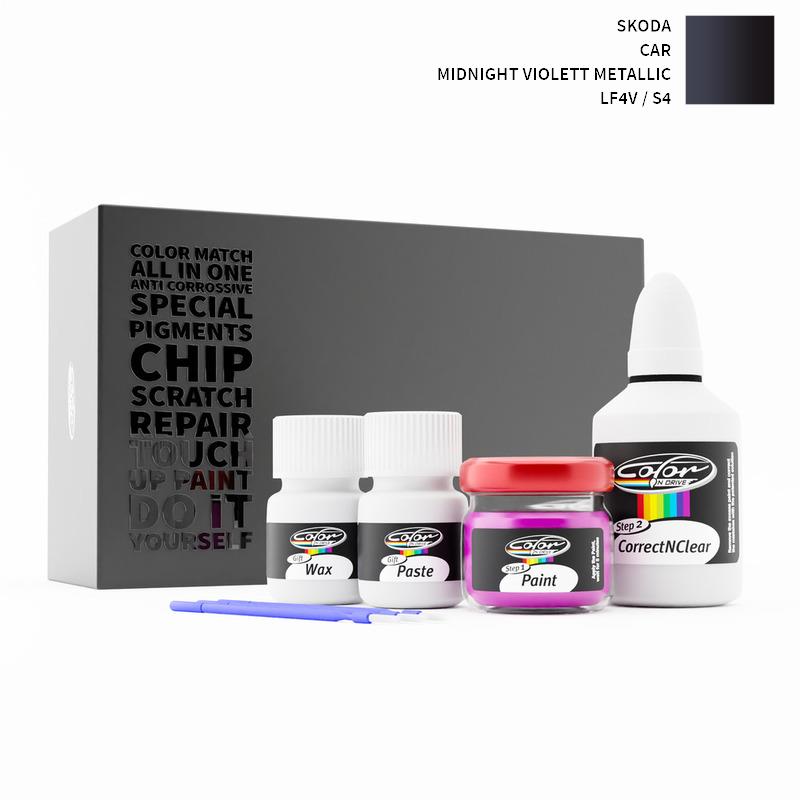 Skoda CAR Midnight Violett Metallic LF4V / S4 Touch Up Paint