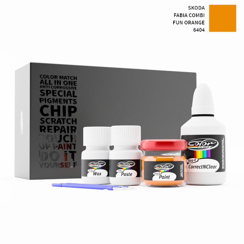 Skoda Fabia Combi Fun Orange 6404 Touch Up Paint