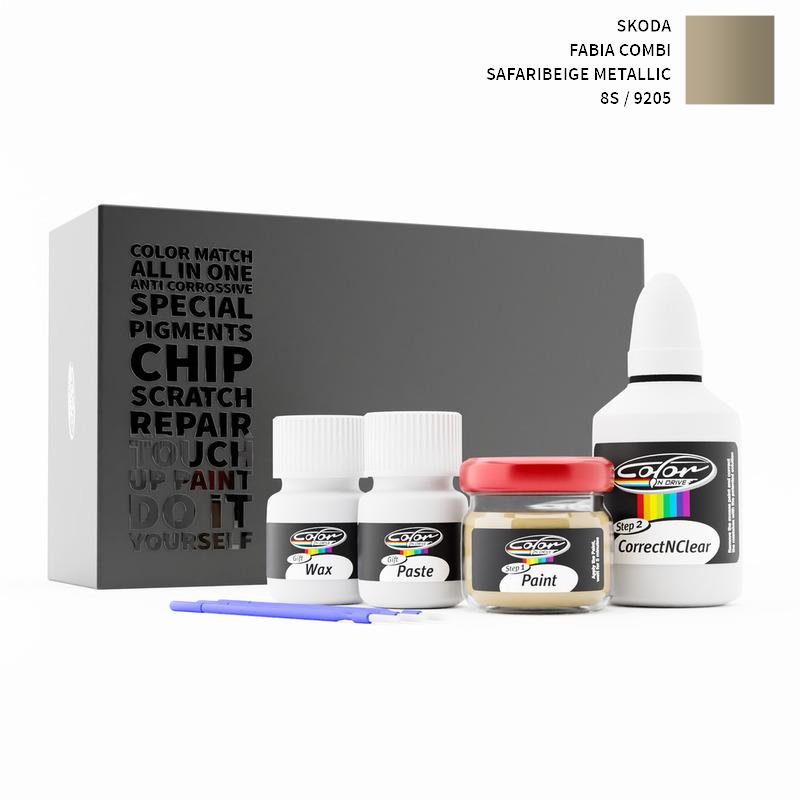 Skoda Fabia Combi Safaribeige Metallic 9205 / 8S Touch Up Paint