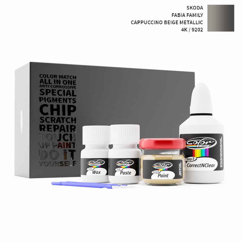 Skoda Fabia Family Cappuccino Beige Metallic 9202 / 4K Touch Up Paint