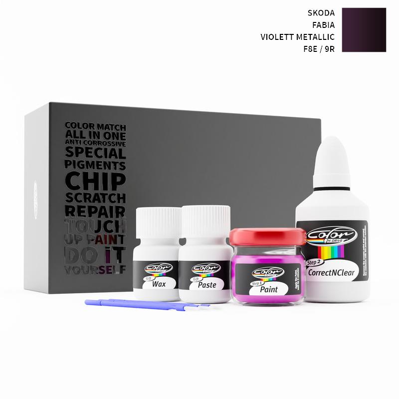 Skoda Fabia Violett Metallic F8E / 9R Touch Up Paint