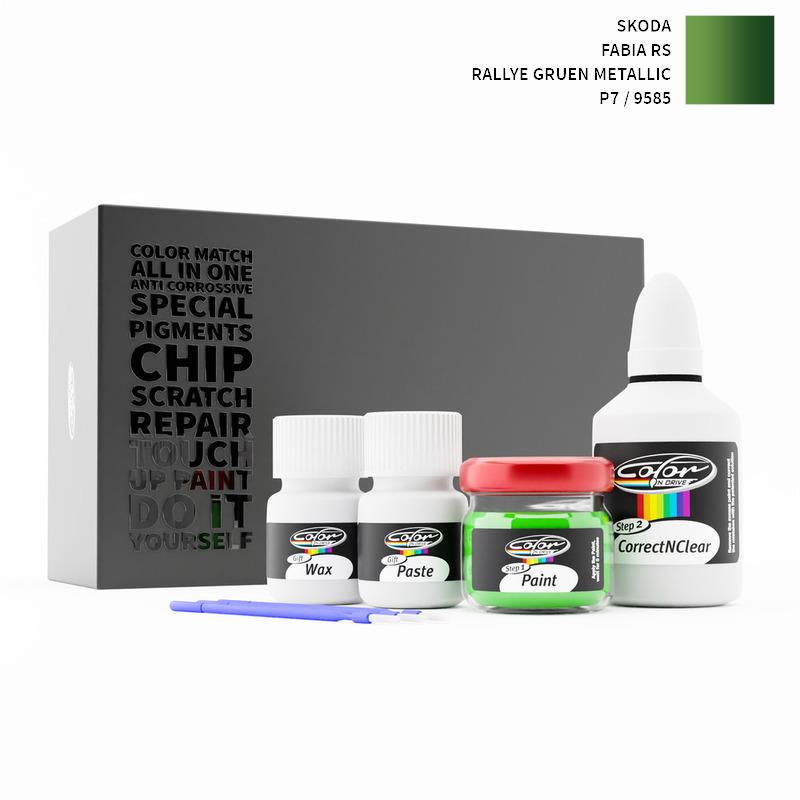 Skoda Fabia RS Rallye Gruen Metallic 9585 / P7 Touch Up Paint