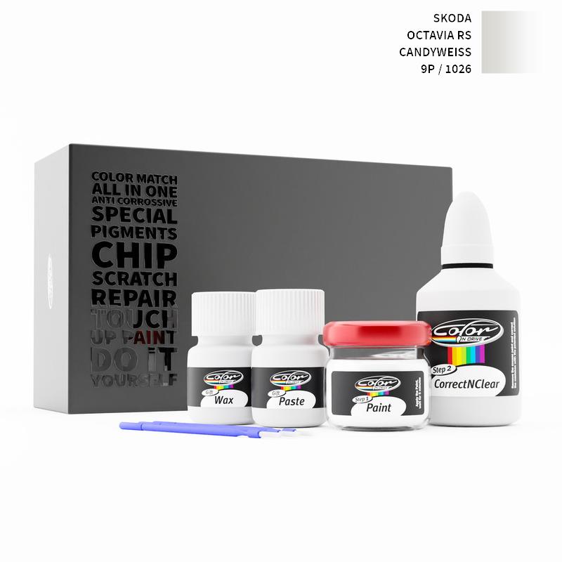 Skoda Octavia Rs Candyweiss 1026 / 9P Touch Up Paint