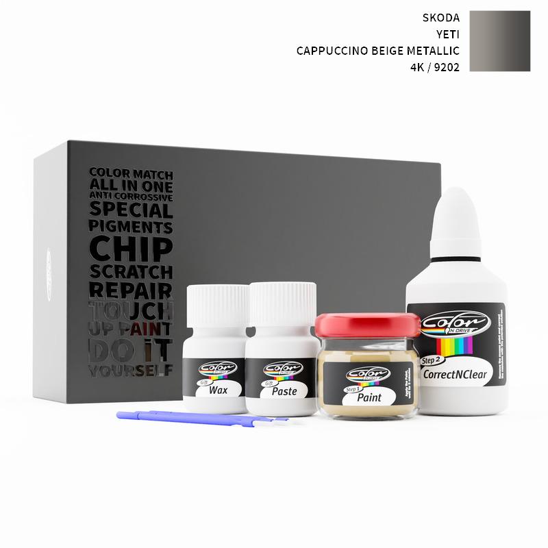 Skoda Yeti Cappuccino Beige Metallic 9202 / 4K Touch Up Paint