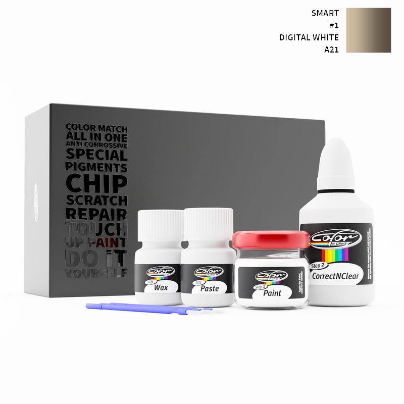 Smart #1 Digital White A21 Touch Up Paint