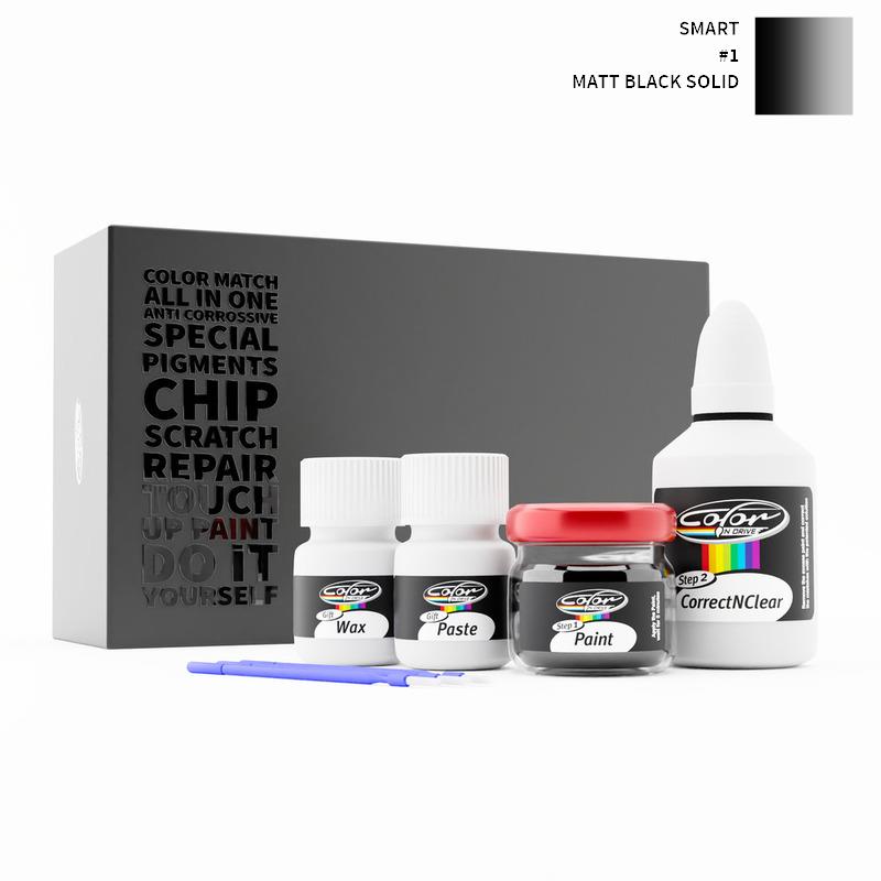 Smart #1 Matt Black Solid  Touch Up Paint