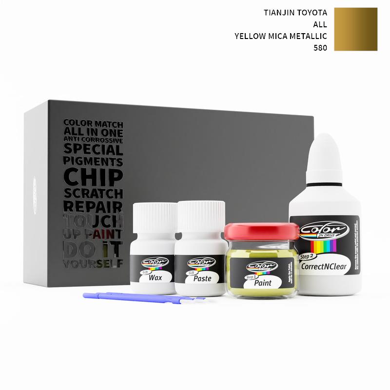 Tianjin Toyota ALL Yellow Mica Metallic 580 Touch Up Paint