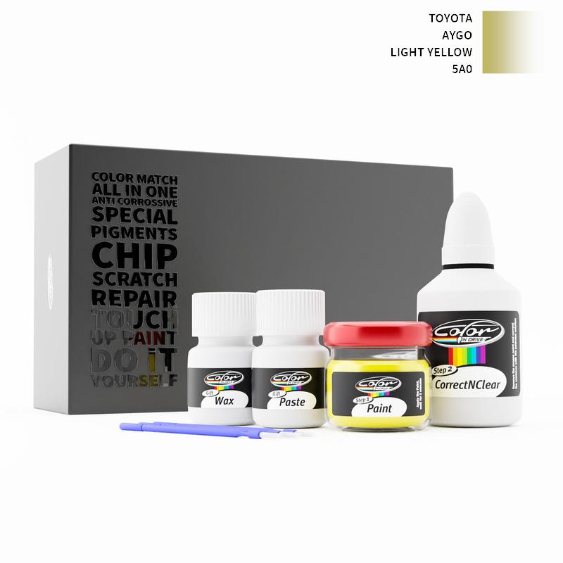 Toyota Aygo Light Yellow 5A0 Touch Up Paint