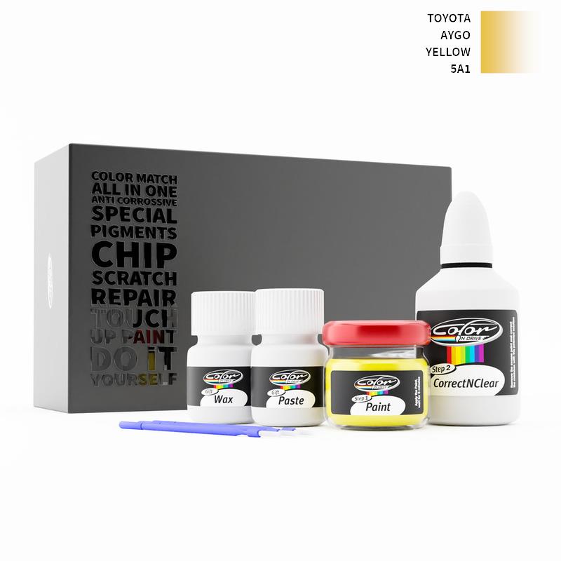 Toyota Aygo Yellow 5A1 Touch Up Paint