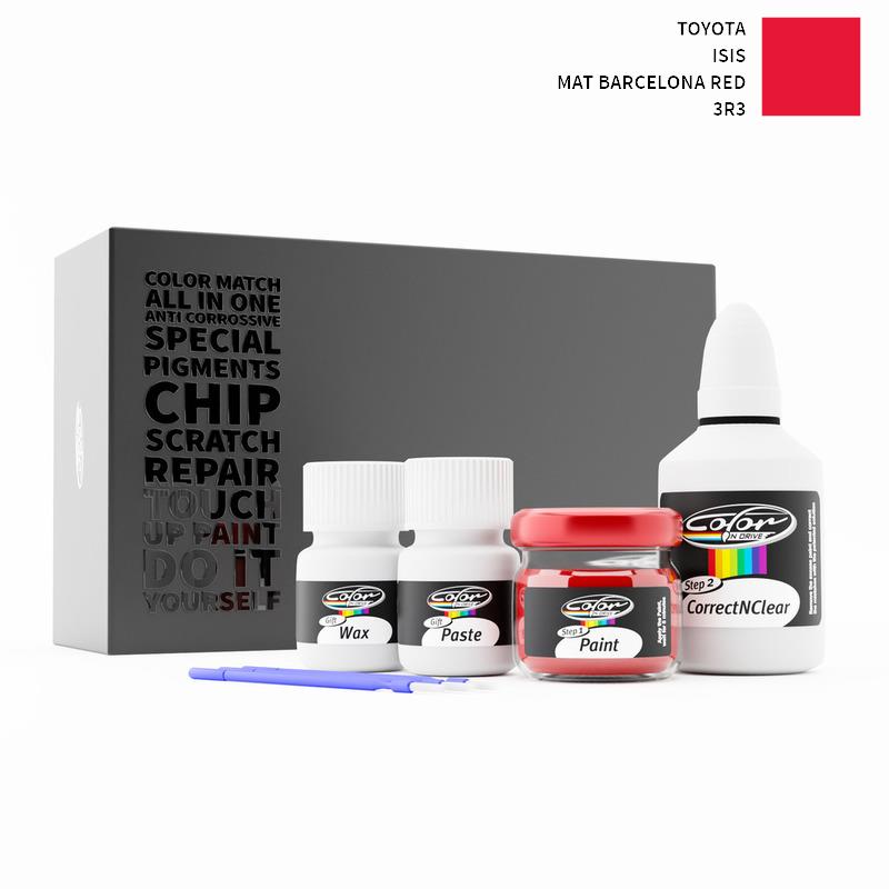 Toyota Isis Mat Barcelona Red 3R3 Touch Up Paint