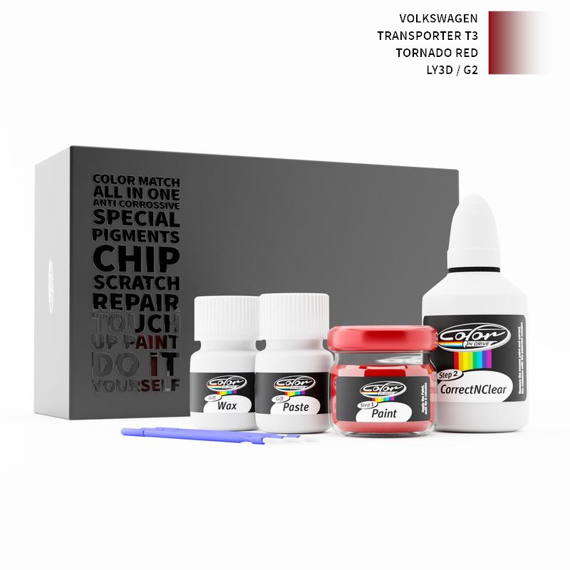 Volkswagen Transporter T3 Tornado Red LY3D / G2 Touch Up Paint