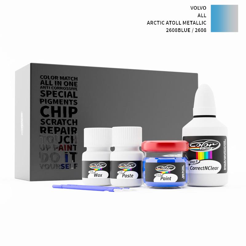 Volvo ALL Arctic Atoll Metallic 2608 / 2608BLUE Touch Up Paint