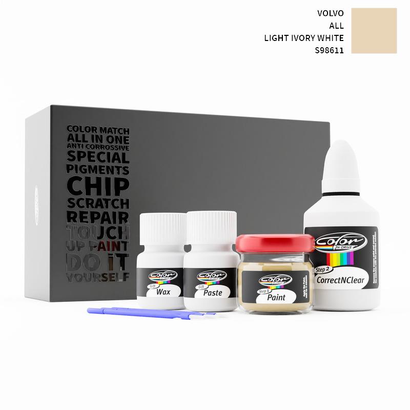 Volvo ALL Light Ivory White S98611 Touch Up Paint