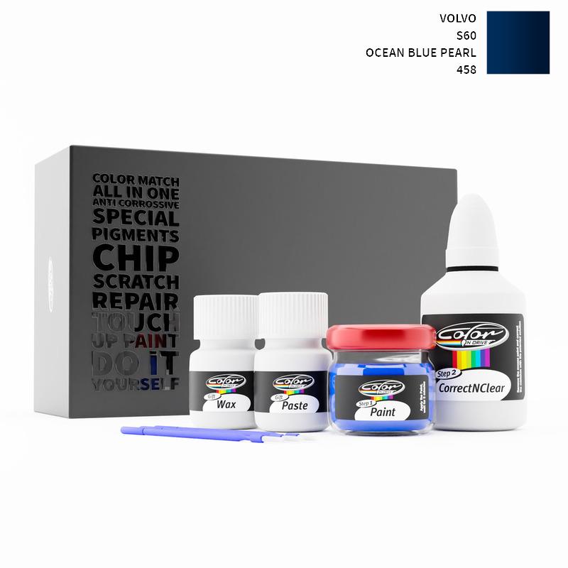 Volvo S60 Ocean Blue Pearl 458 Touch Up Paint