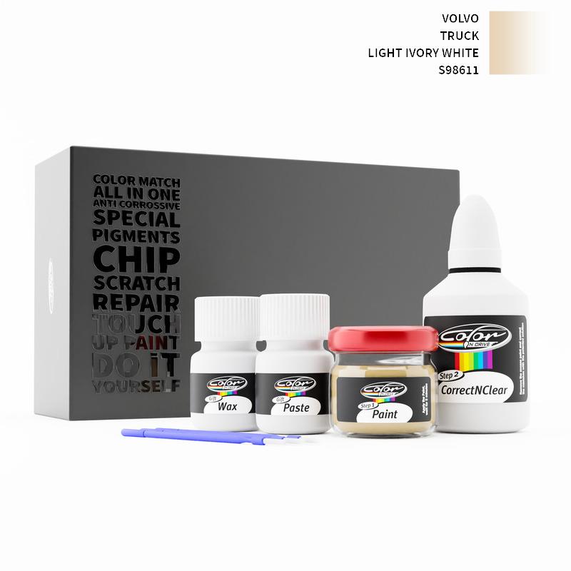 Volvo Truck Light Ivory White S98611 Touch Up Paint