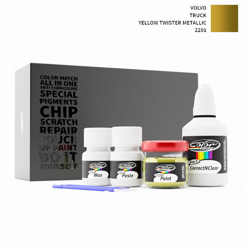 Volvo Truck Yellow Twister Metallic 2201 Touch Up Paint