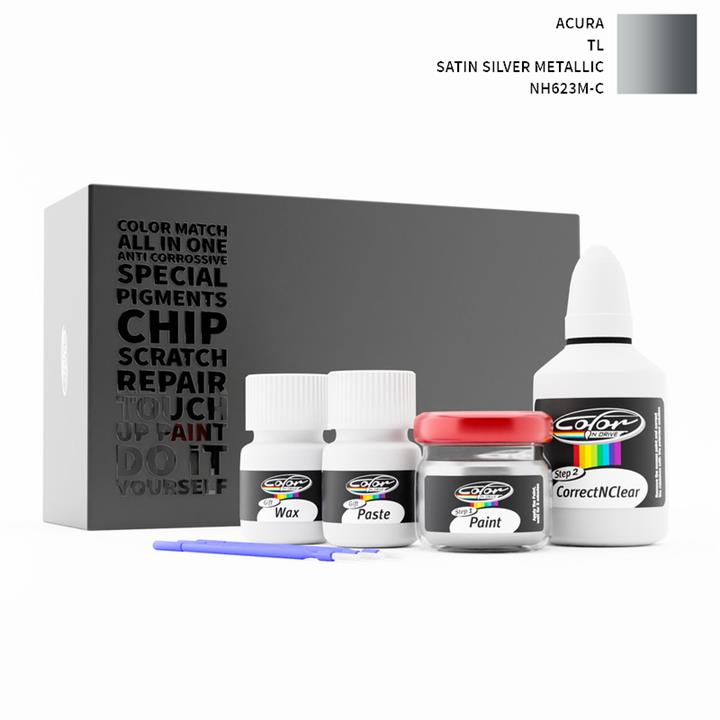 Acura TL Satin Silver Metallic NH623M-C Touch Up Paint