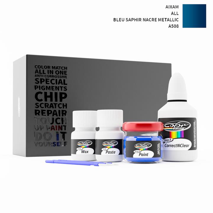 Aixam ALL Bleu Saphir Nacre Metallic A508 Touch Up Paint