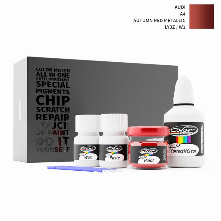 Audi A4 Autumn Red Metallic LY3Z / W1 Touch Up Paint
