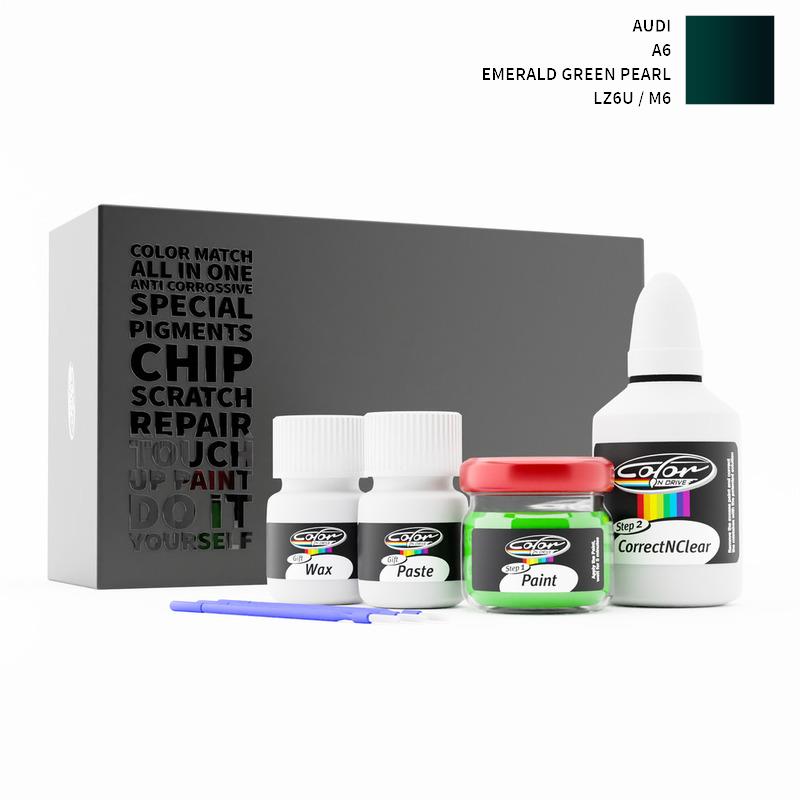 Audi A6 Emerald Green Pearl LZ6U Touch Up Paint Kit