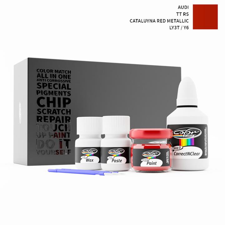 Audi Tt Rs Cataluyna Red Metallic LY3T / Y6 Touch Up Paint