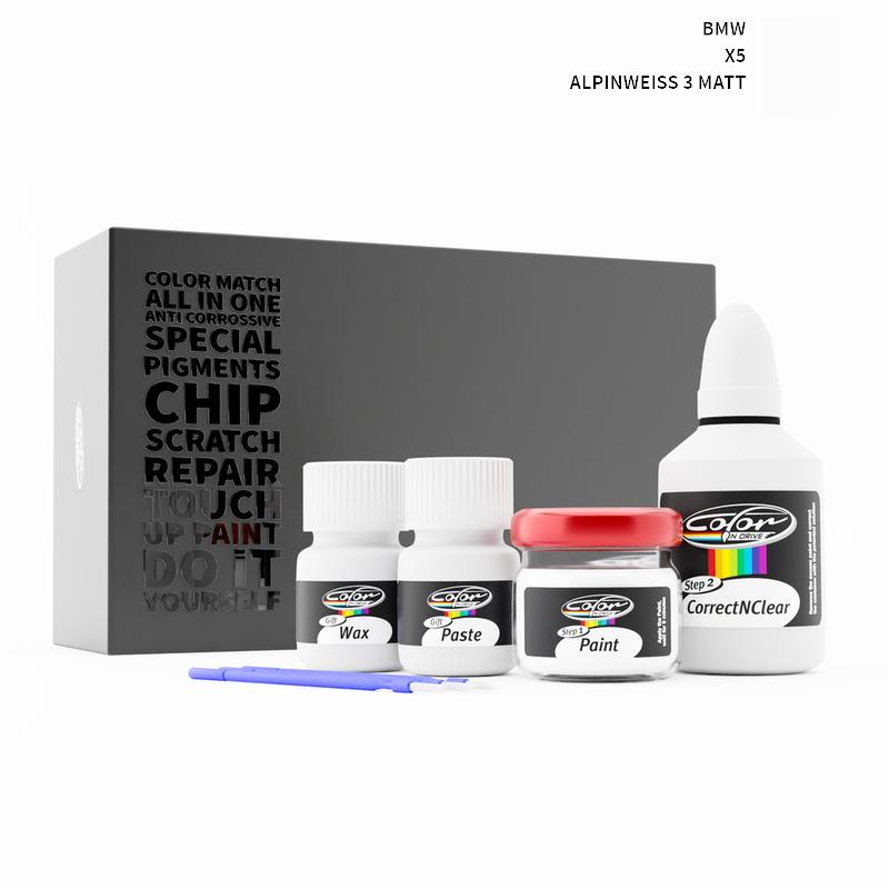 BMW X5 Alpinweiss 3 Matt Touch Up Paint Kit