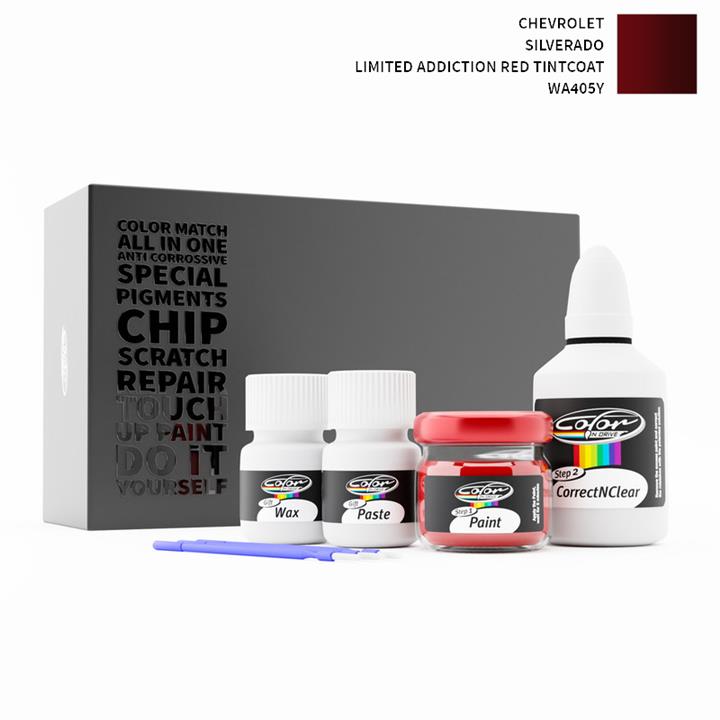 Chevrolet Silverado Limited Addiction Red Tintcoat WA405Y Touch Up Paint