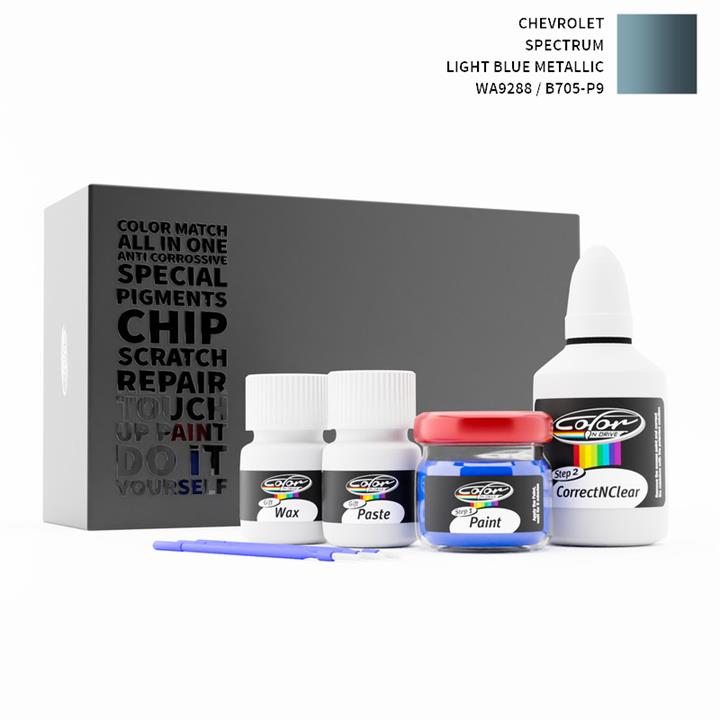 Chevrolet Spectrum Light Blue Metallic WA9288 / B705-P9 Touch Up Paint