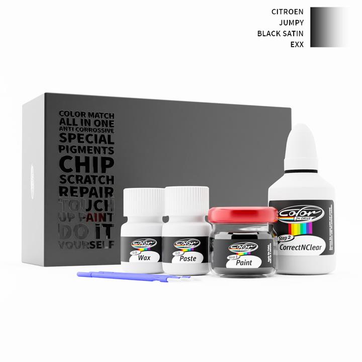 Citroen Jumpy Black Satin EXX Touch Up Paint