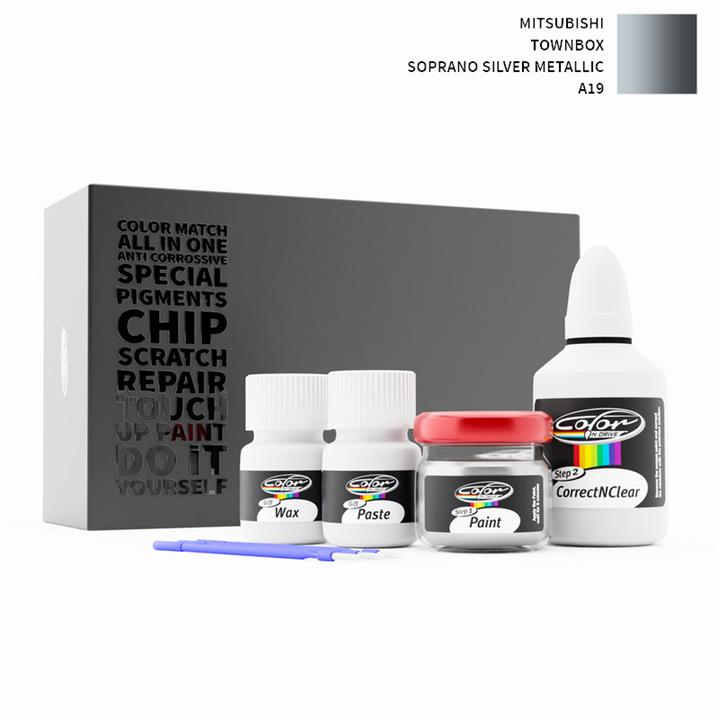 Mitsubishi Townbox Soprano Silver Metallic A19 Touch Up Paint