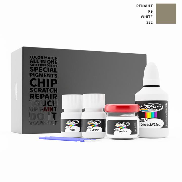 Renault R9 White 322 Touch Up Paint