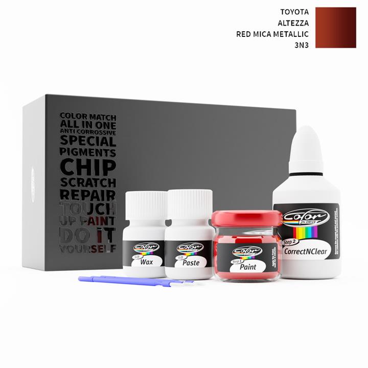 Toyota Altezza Red Mica Metallic 3N3 Touch Up Paint