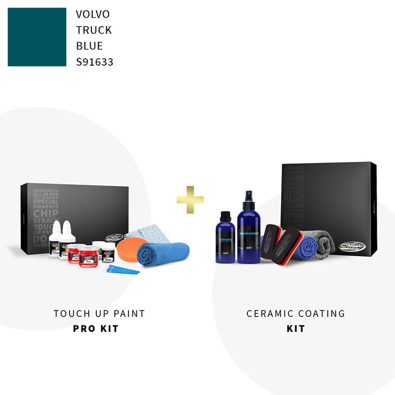 Volvo Truck Blue S91633 Touch Up Paint Kit Volvo Touch Up Paint